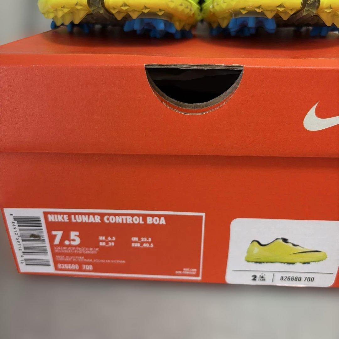 【希少】NIKE ゴルフシューズ ルナコントロール ボア 25.5 ボルトカラー