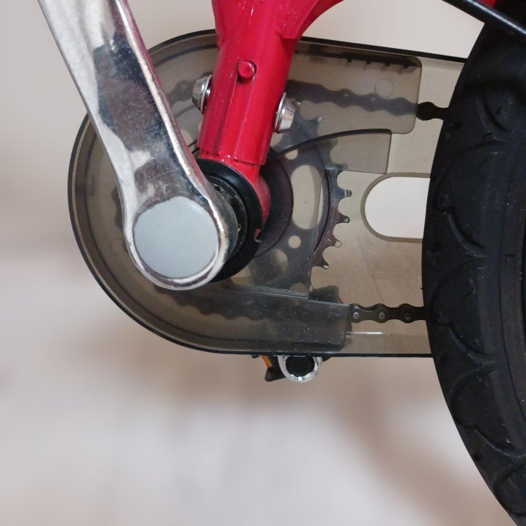 【希少16インチ】へんしんバイク X16 レッド ペダル装着