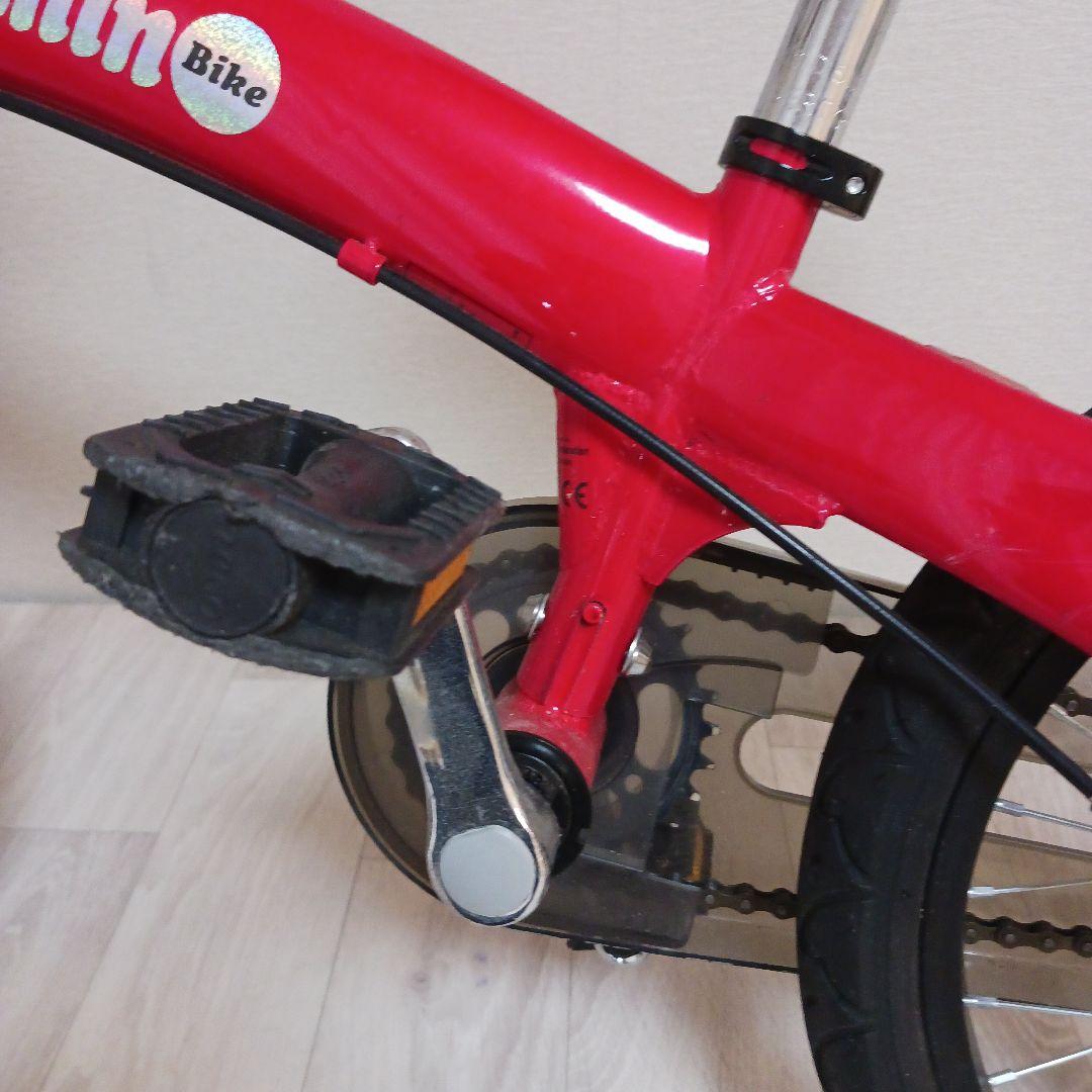 【希少16インチ】へんしんバイク X16 レッド ペダル装着