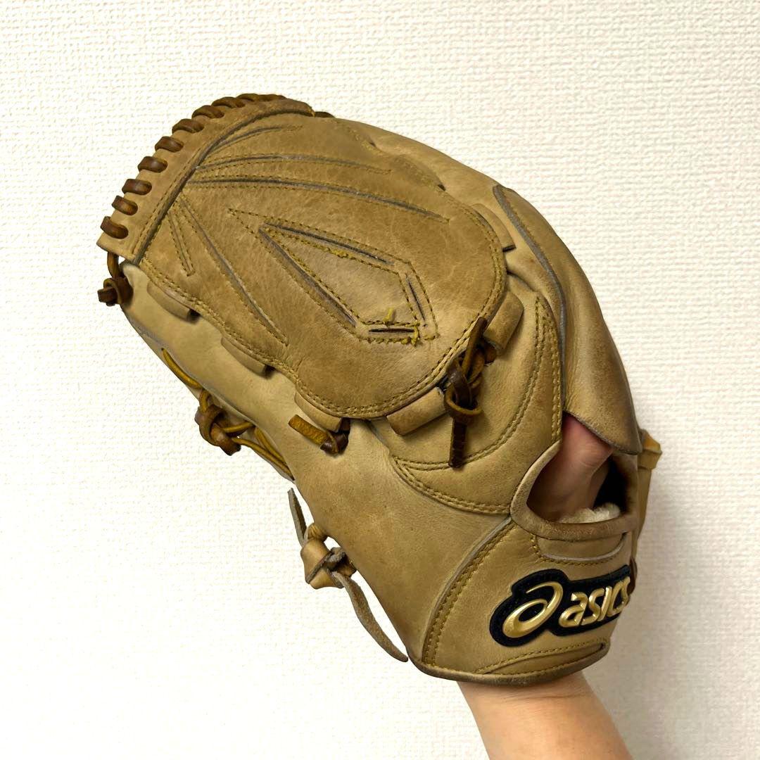 530 アシックス ゴールドステージ キップレザー 硬式 投手用グローブ 左投げ