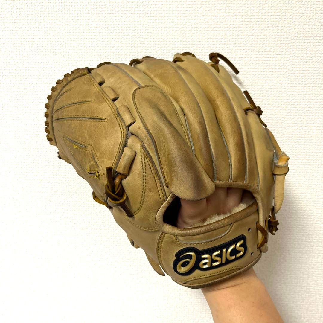 530 アシックス ゴールドステージ キップレザー 硬式 投手用グローブ 左投げ