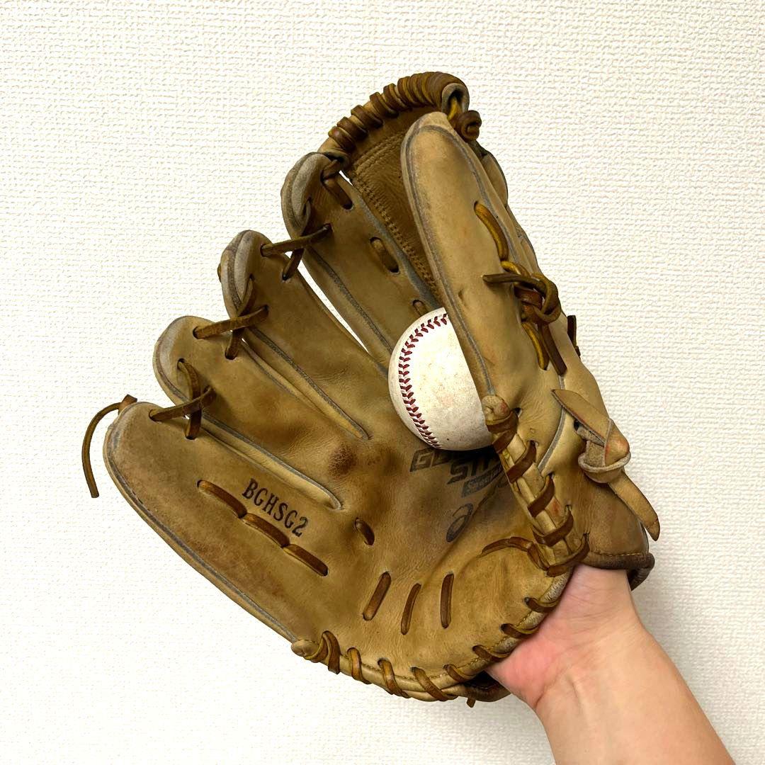 530 アシックス ゴールドステージ キップレザー 硬式 投手用グローブ 左投げ