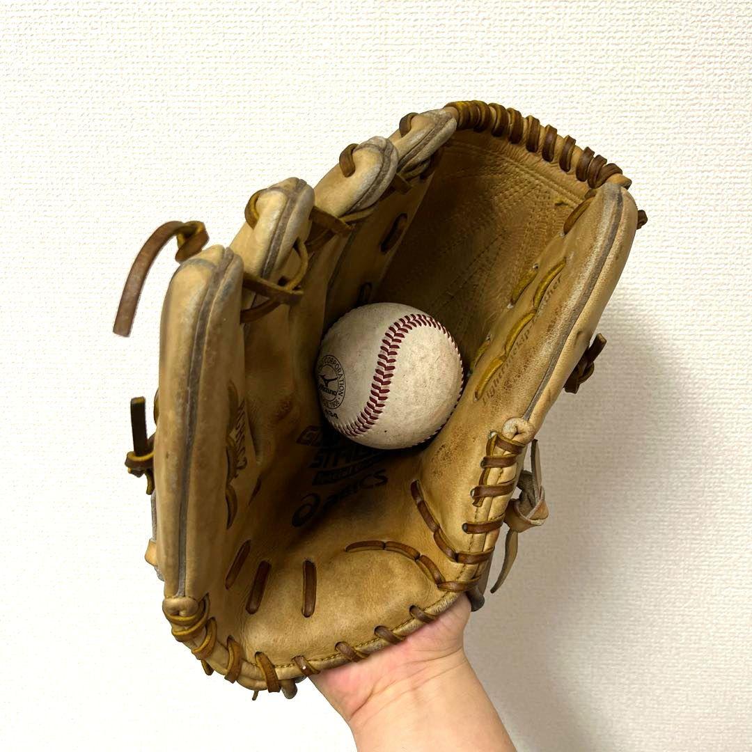 530 アシックス ゴールドステージ キップレザー 硬式 投手用グローブ 左投げ
