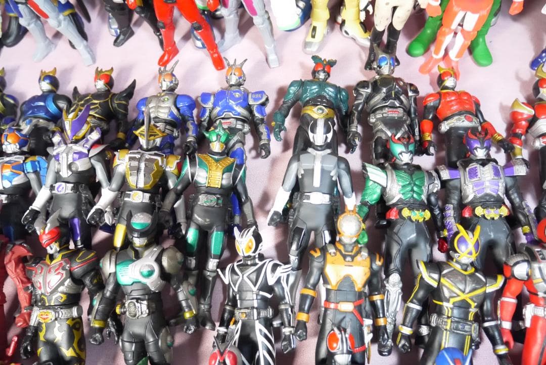 ライダーヒーローシリーズ　ビッグサイズソフビフィギュア　101体セット