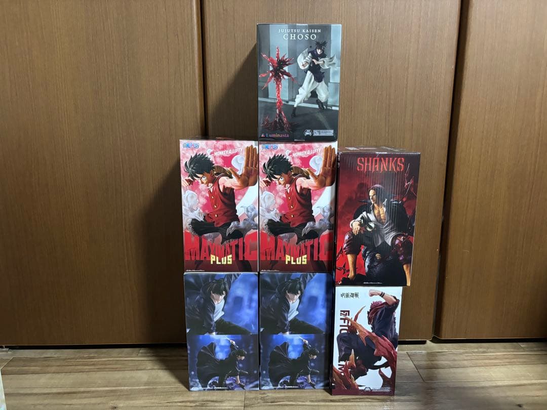 人気 プライズ フィギュア 7点 セット 呪術廻戦 ワンピース 俺レベ
