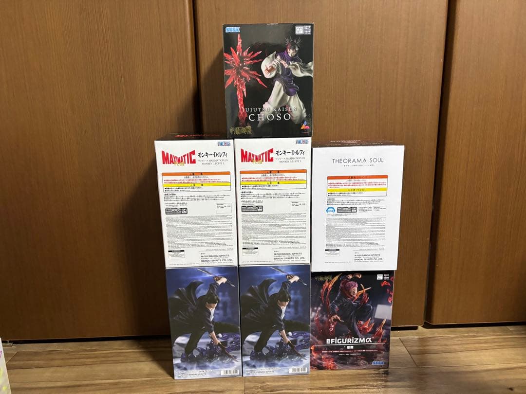 人気 プライズ フィギュア 7点 セット 呪術廻戦 ワンピース 俺レベ