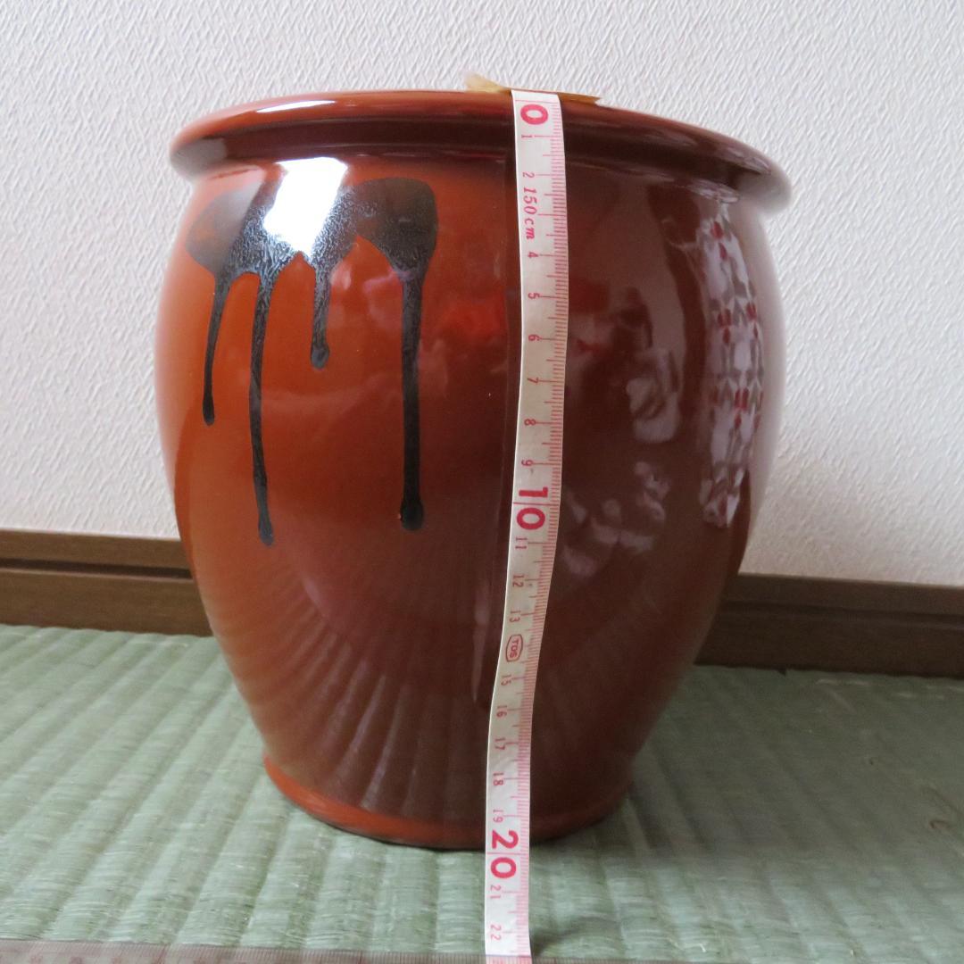 久松かめ　　３号　　　漬物かめ　　漬物容器　　　蓋付　　陶器