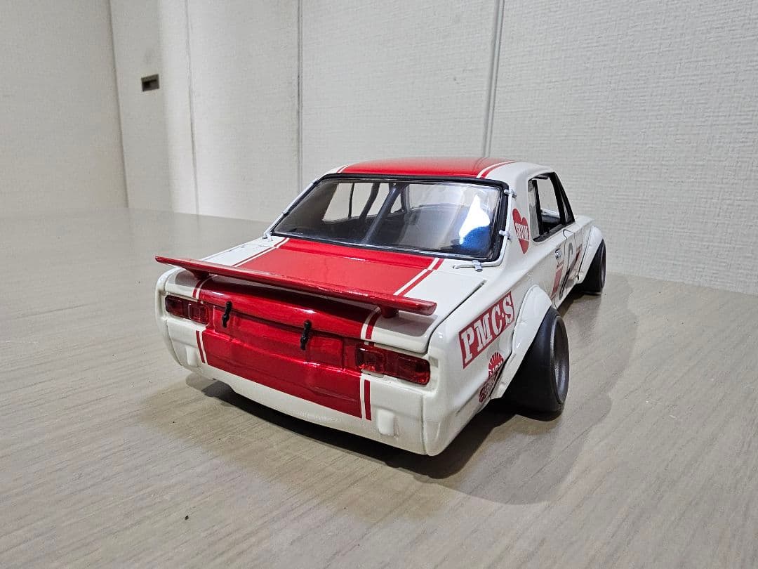 京商　NISSAN SKYLINE 2000GT-Ｒ　RACING　NO.6