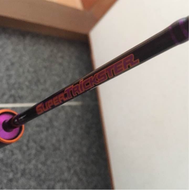 釣竿 SuperTricksterとリール のセットです