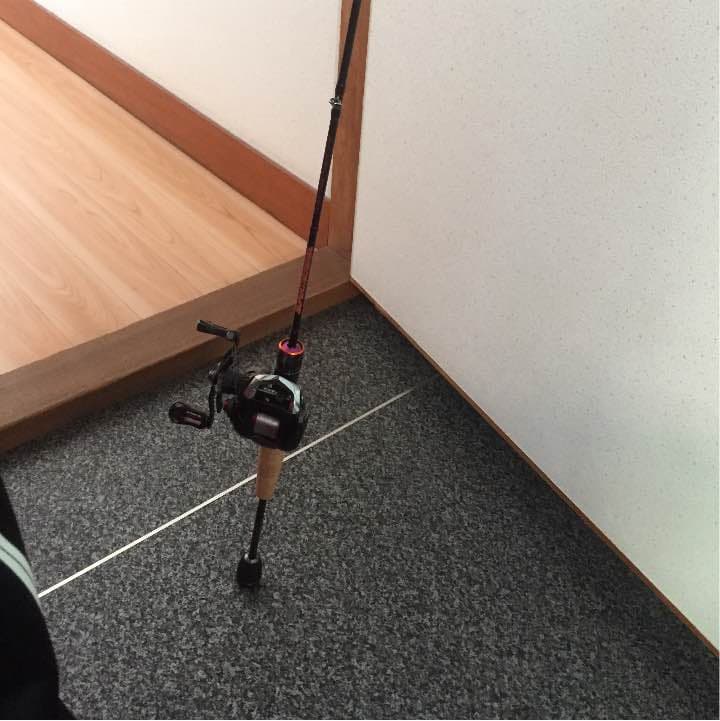 釣竿 SuperTricksterとリール のセットです