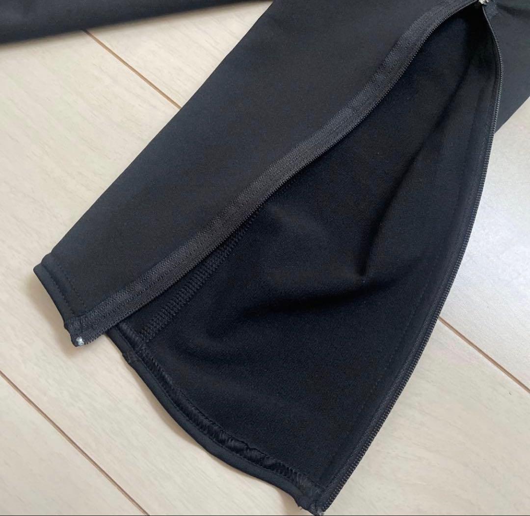 新品 XL アディダス 防寒 ランニングロングタイツ フリース裏起毛