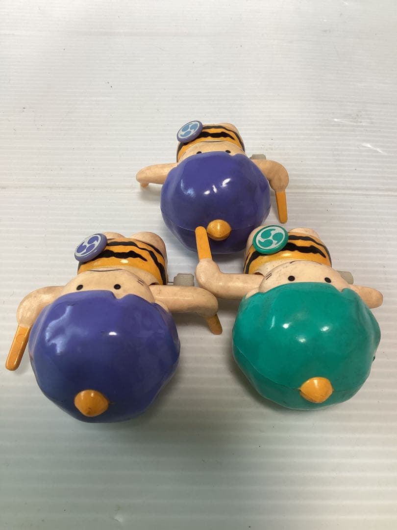 完動品 1985年 ゴロピカドン ゼンマイ 3体 サンリオ 昭和レトロ 当時物