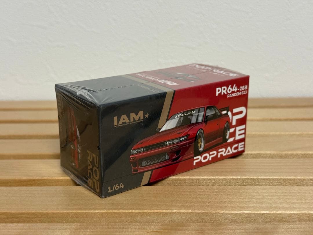 POPRACE 1/64 日産silvia s13 PANDEM I AM