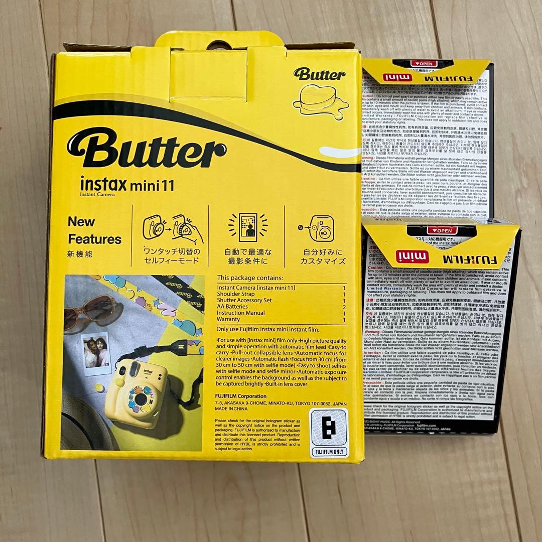INSTAX mini 11 BTS Butter Version チェキ