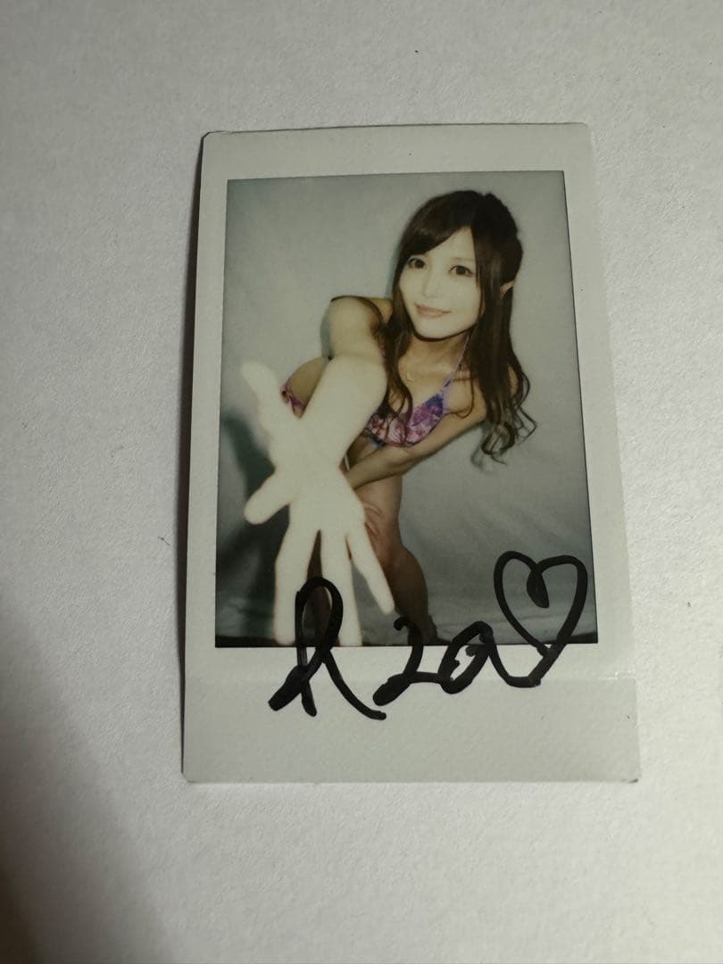 ◆榊梨々亜　直筆サイン入りチェキ セクシー女優
