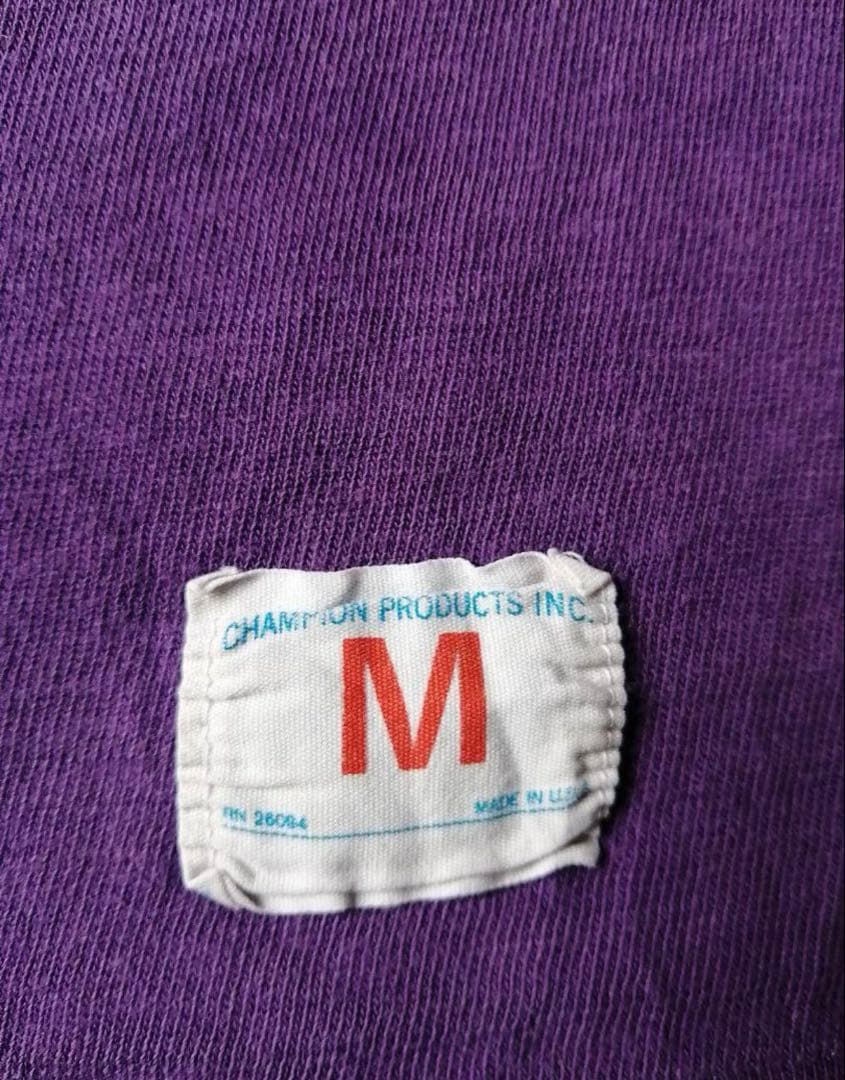 チャンピオン　フットボールTシャツ　バータグ