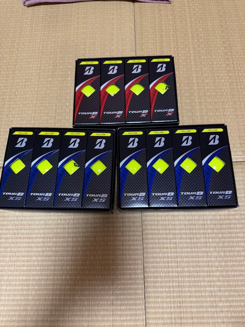 ブリヂストン TOUR B X XS イエロー 3ダース