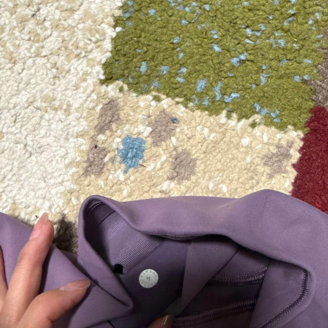 【美品】Lululemon セットアップ パープルサイズ4