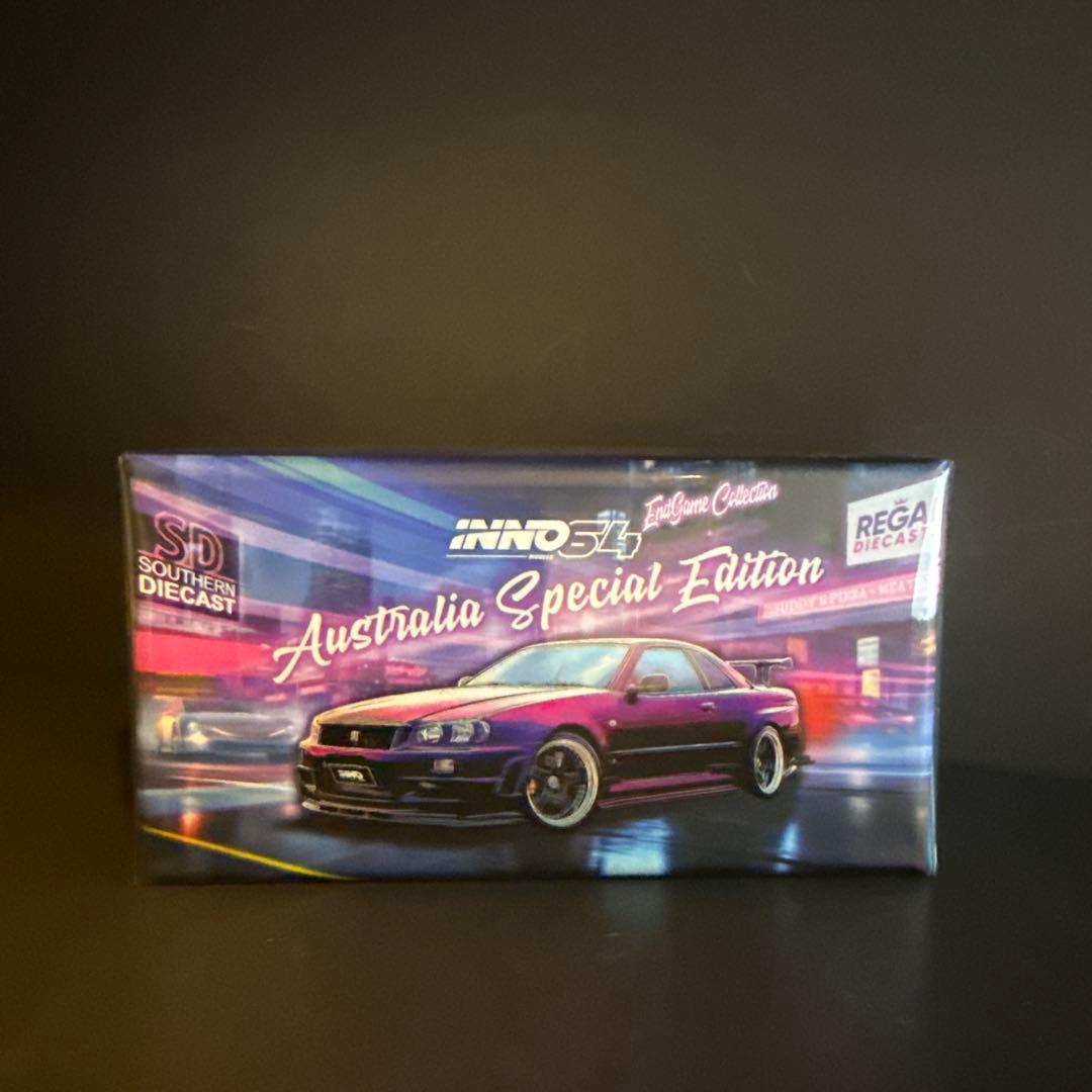 1/64 inno64 日産 スカイライン GT-R R34 オーストラリア限定