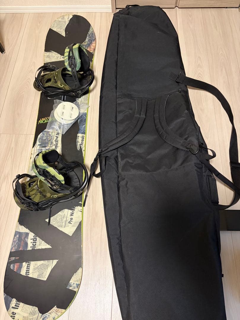 Burton スノーボード154cm 3点セット