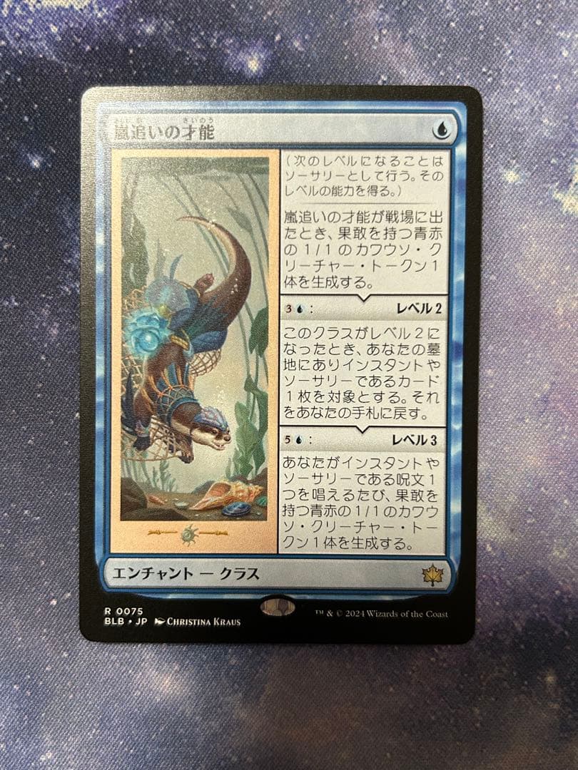MTG　嵐追いの才能　日本語　4枚