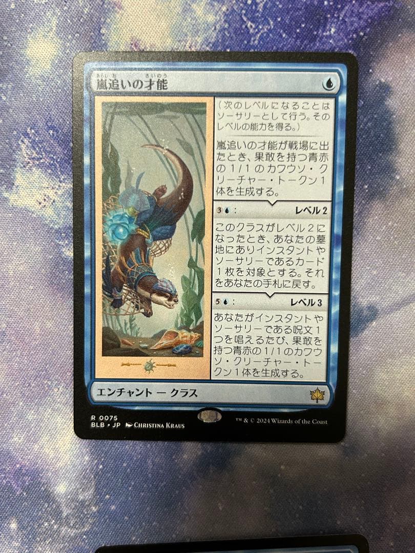 MTG　嵐追いの才能　日本語　4枚