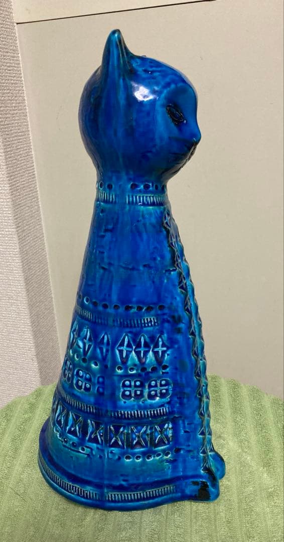 FLAVIA BITOSSI 大きめサイズのネコの陶器置物 レア ※刻印無し