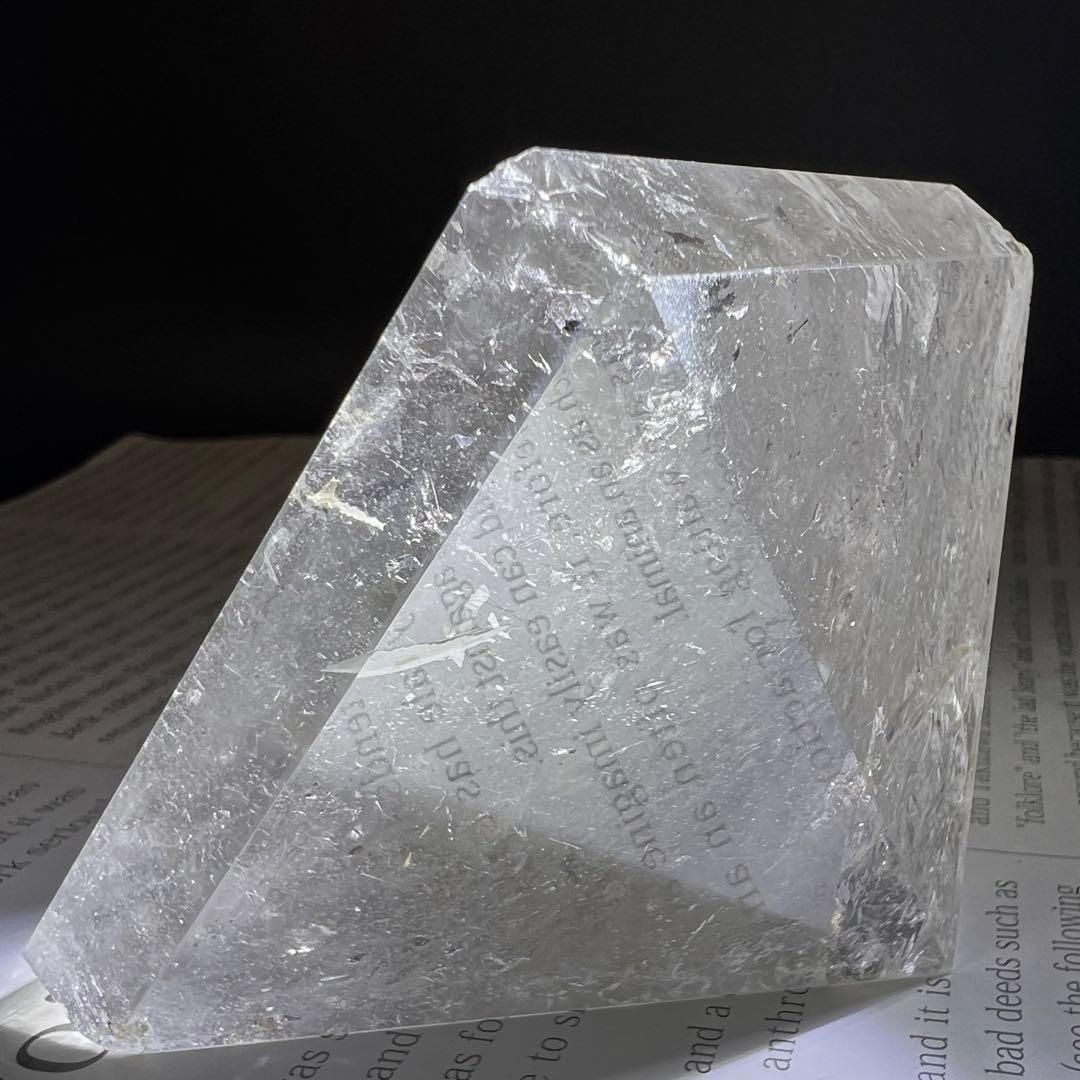 ✳️✨高透明！聖なる山からの贈り物✨ヒマラヤ産 レインボー水晶 ピラミッド 天然石