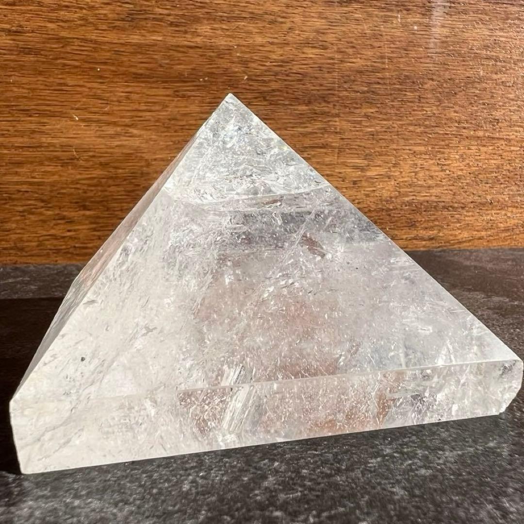 ✳️✨高透明！聖なる山からの贈り物✨ヒマラヤ産 レインボー水晶 ピラミッド 天然石