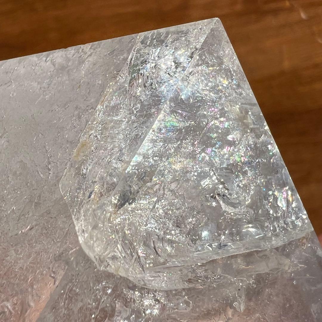 ✳️✨高透明！聖なる山からの贈り物✨ヒマラヤ産 レインボー水晶 ピラミッド 天然石