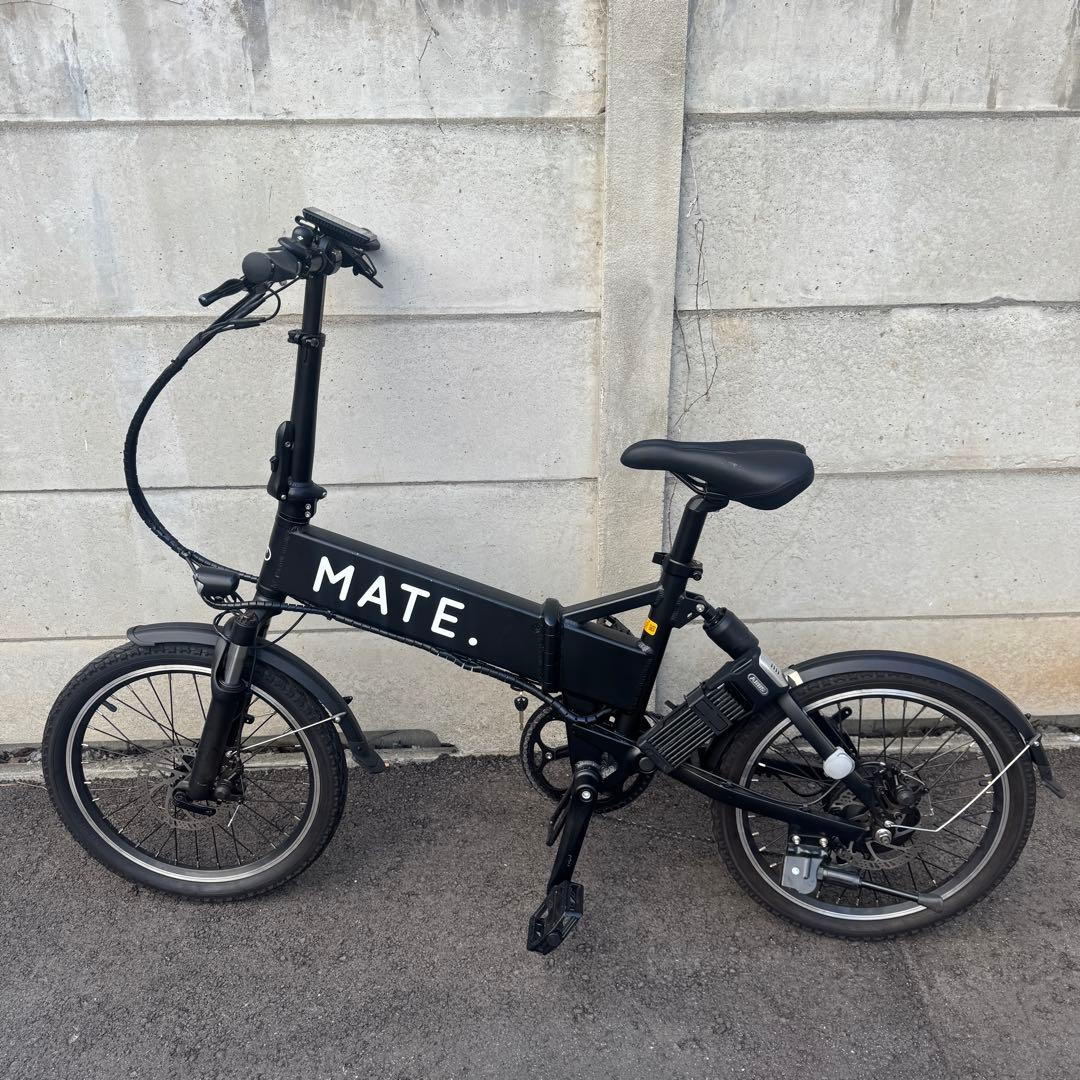 MATE CITY ブラック 折りたたみ式 電動アシスト自転車 オプション多数