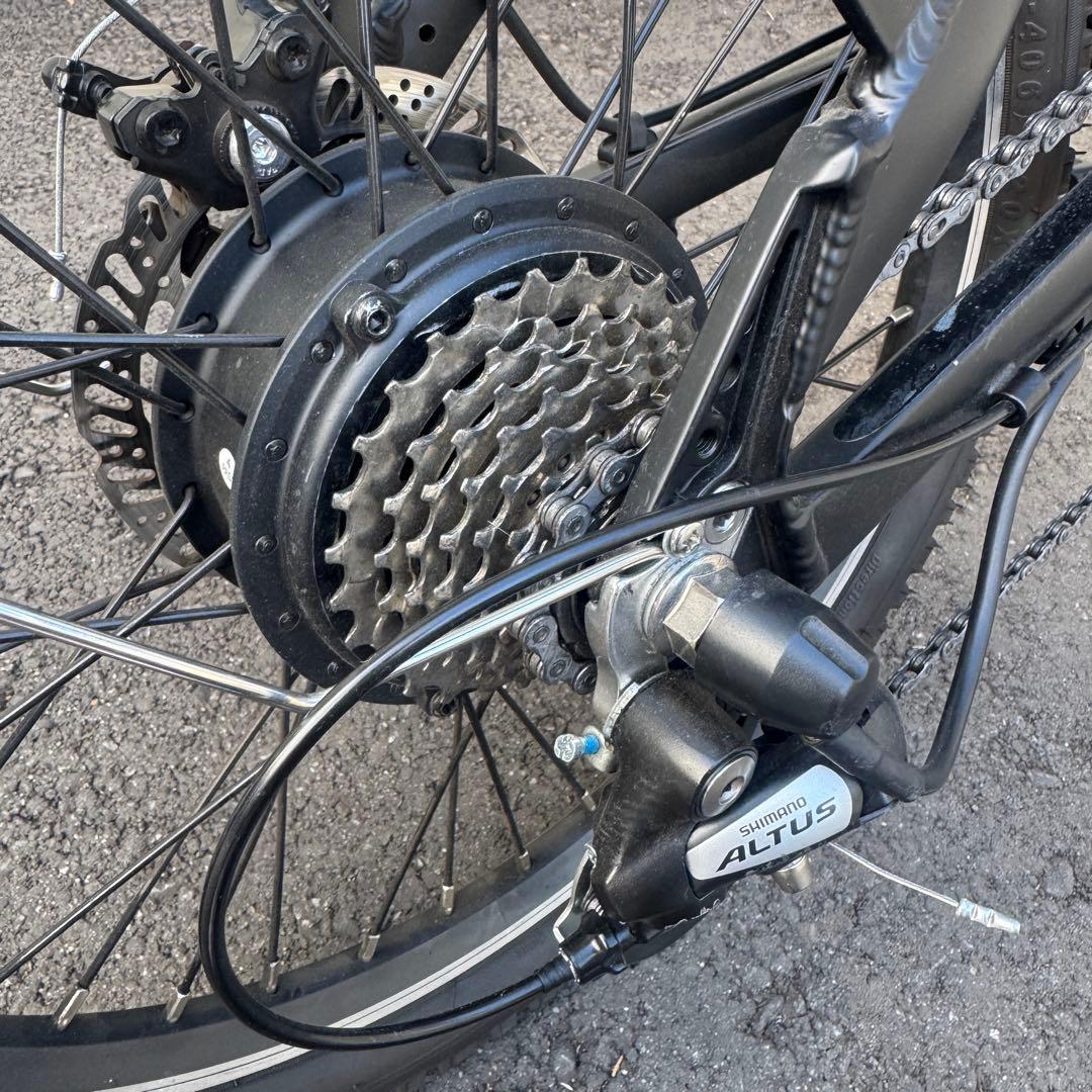 MATE CITY ブラック 折りたたみ式 電動アシスト自転車 オプション多数