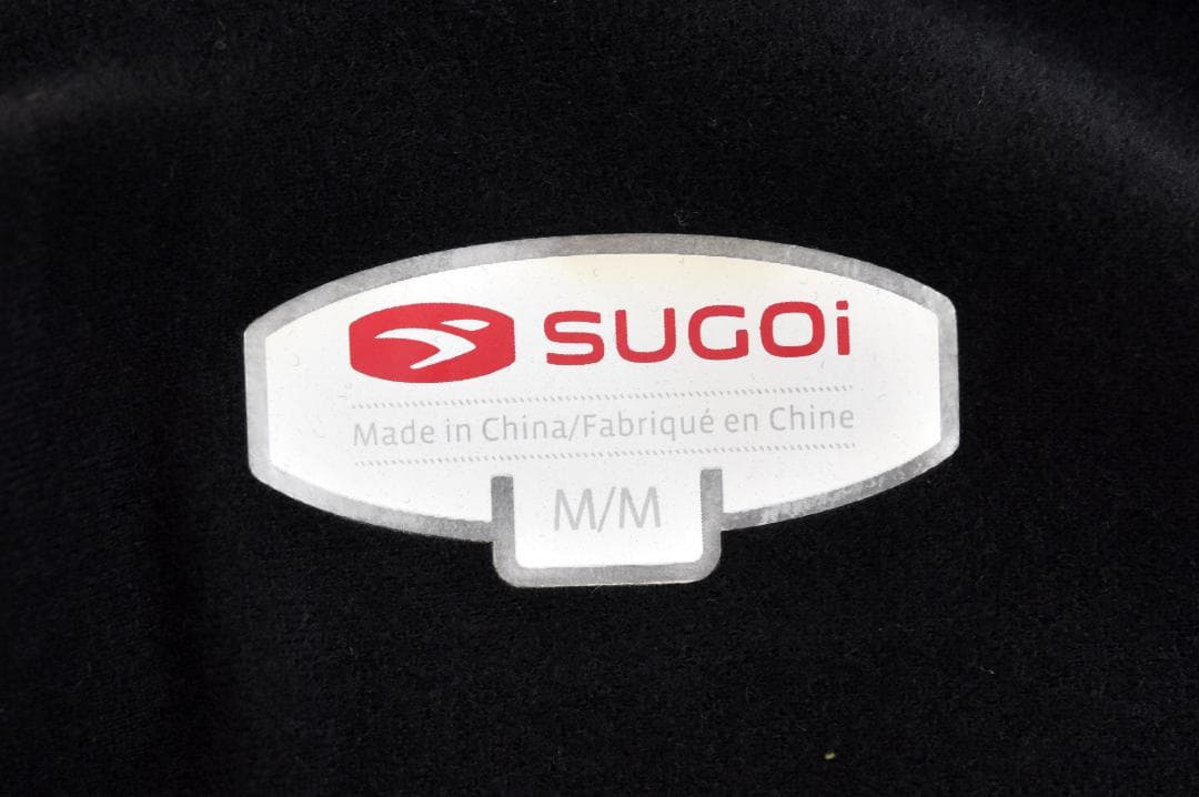 SUGOI RS ZERO LSジャージ size:M ブラック 64809U