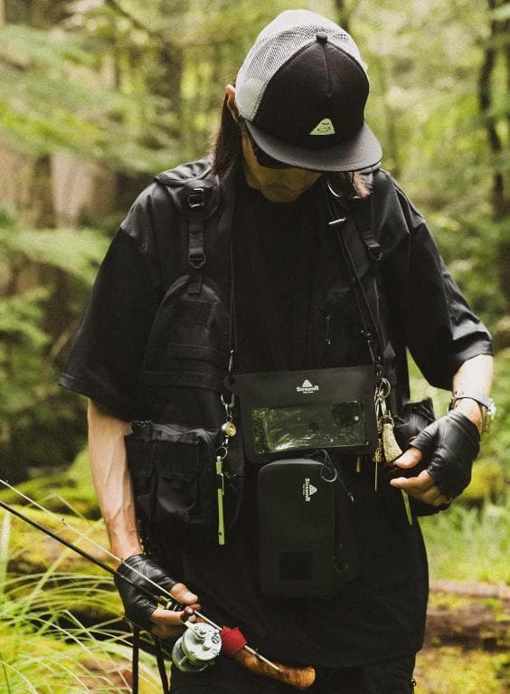 新品　25年春夏 POLER x トーンドトラウト　高機能T　KHAKI L