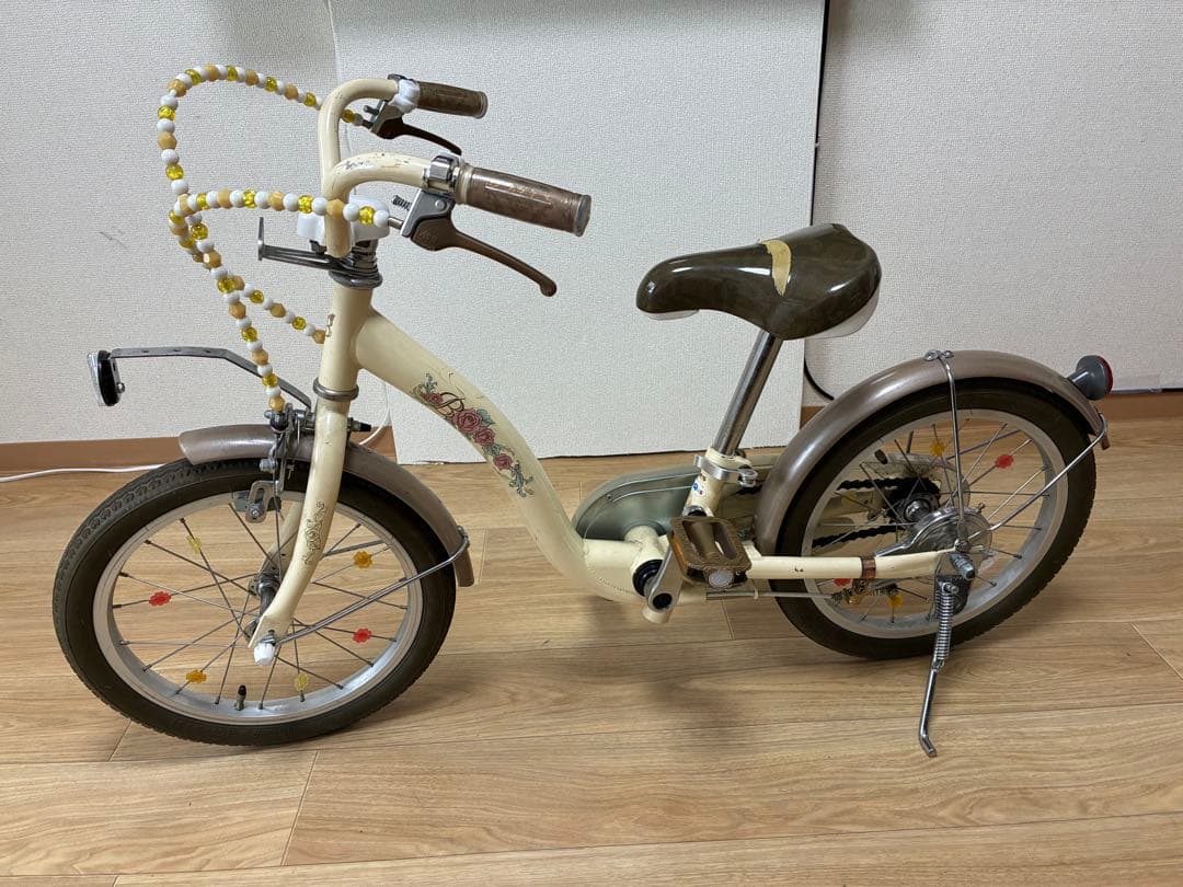 子供用自転車 16インチ クリーム色