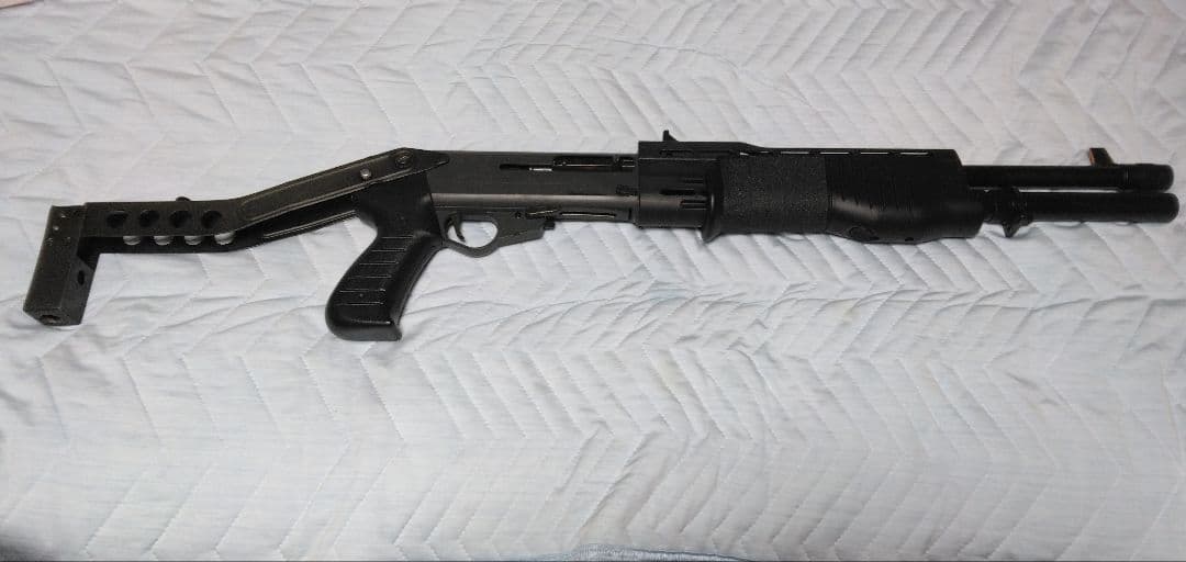 KTW SPAS12/カスタムストック　 メタルストック スリングベルト付き】