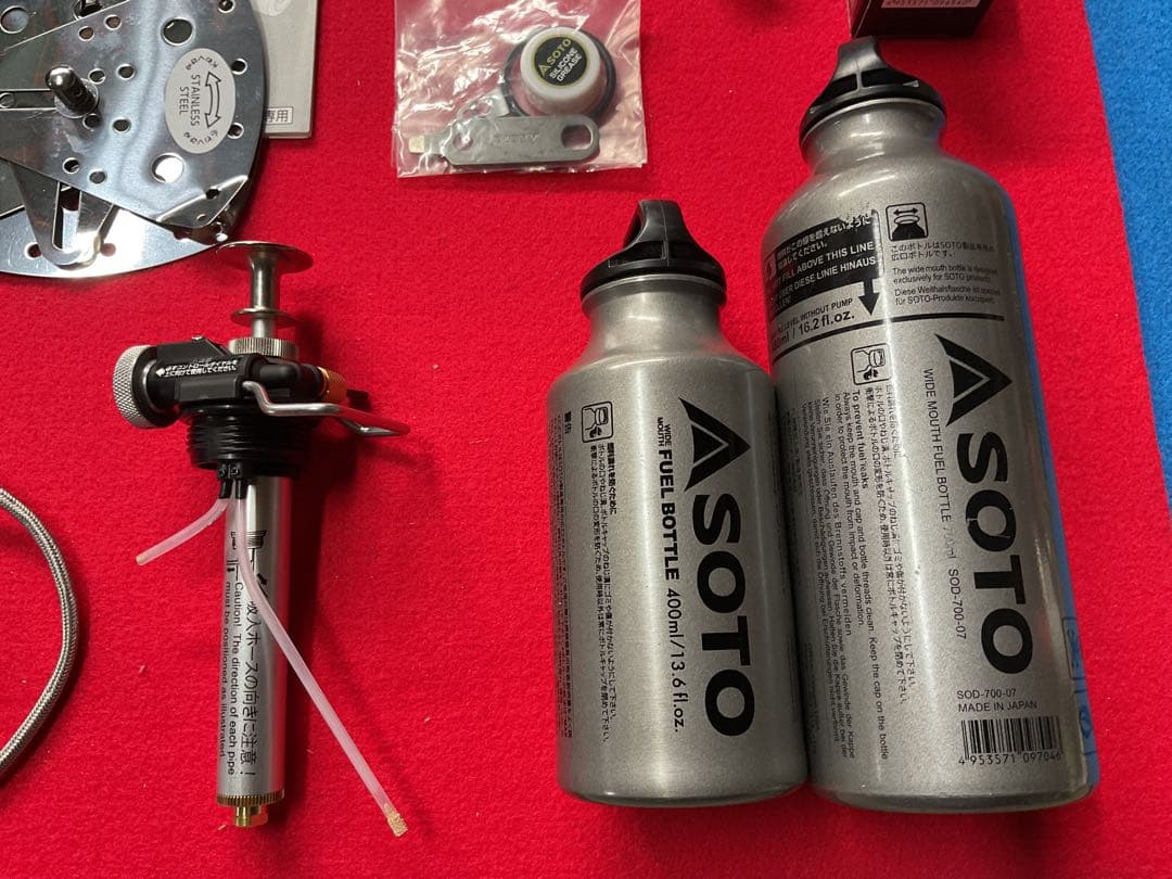 SOTO ソト MUKAストーブ SOD-371動作良好美品ボトル付フルセット品