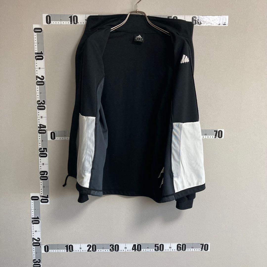 adidas アディダス ジャージ セットアップ 3点セット M 黒 ブラック
