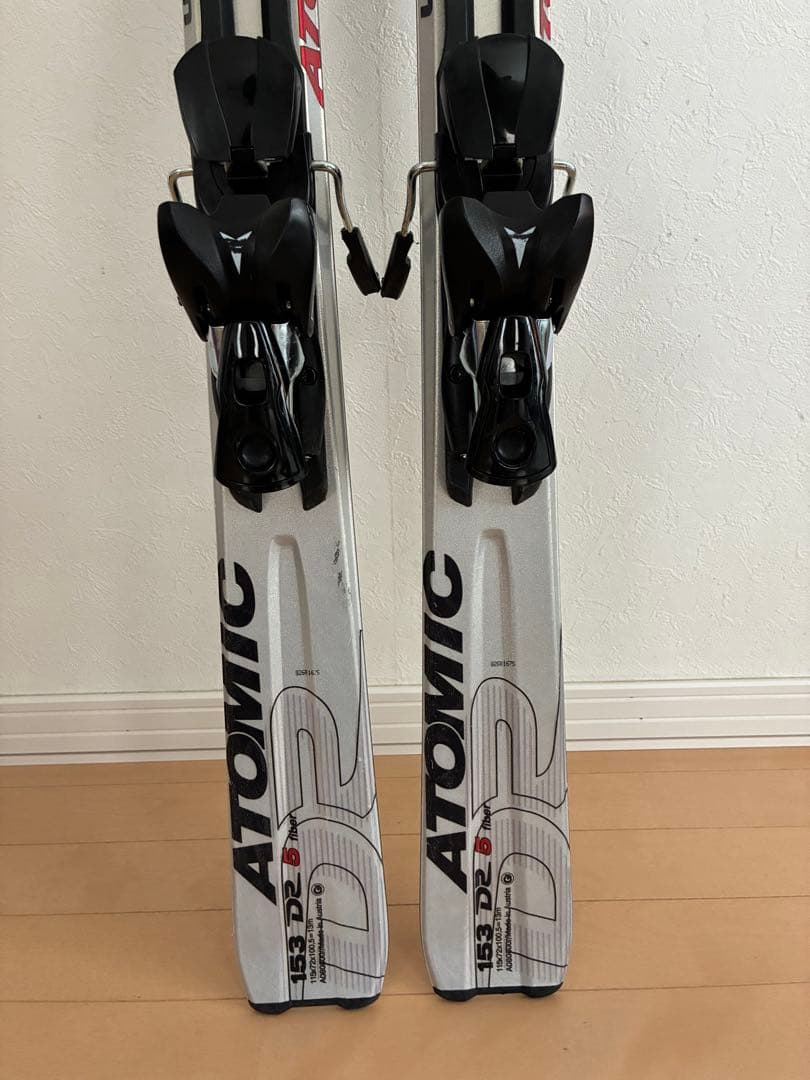Atomic スキー板 153cm ストック付き