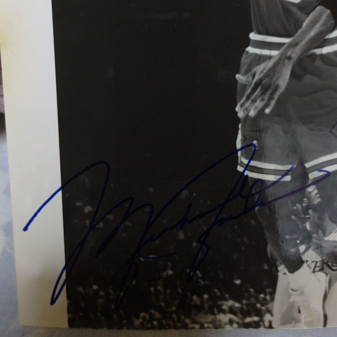 Michael Jordan サイン入り写真 シカゴ・ブルズ