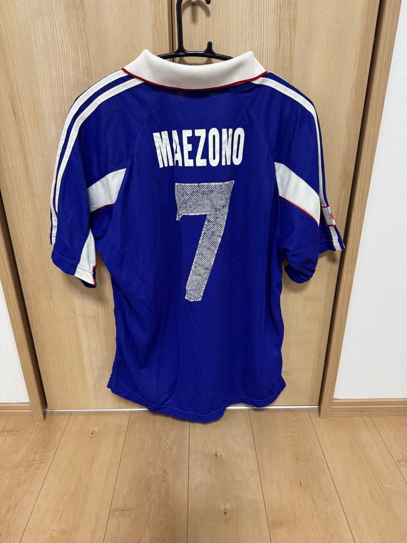 日本代表ユニフォームadidas アディダス 　前園真聖　7 サイズO