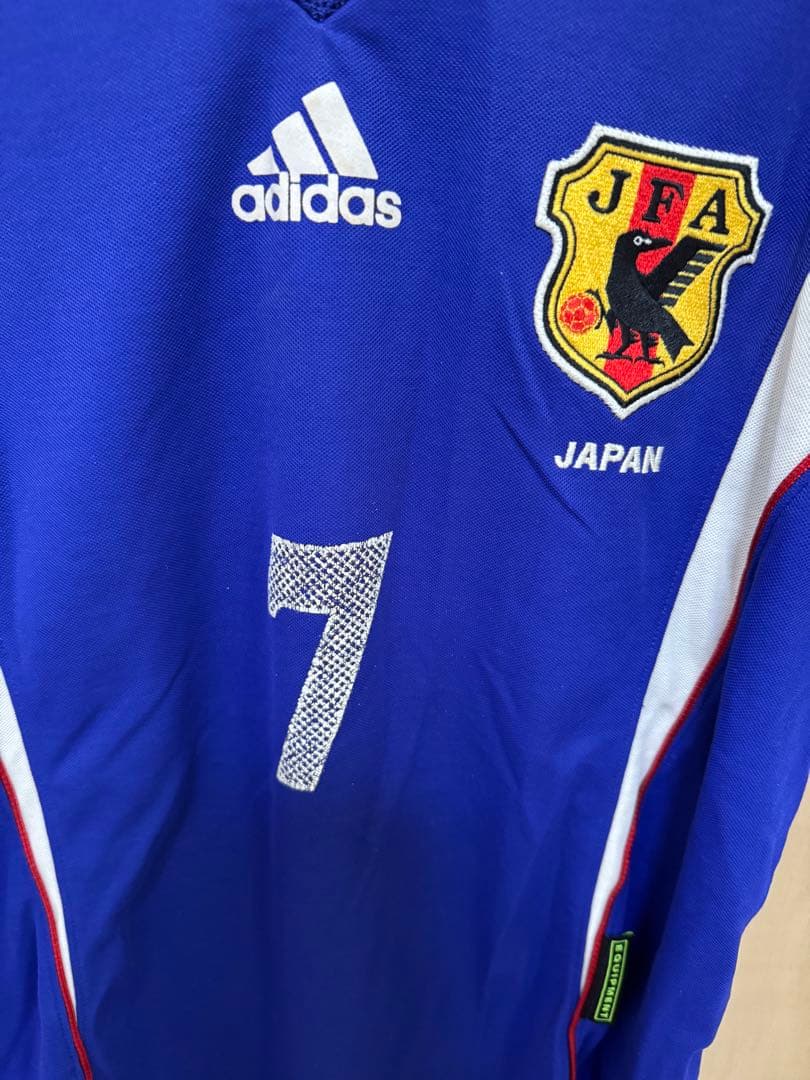 日本代表ユニフォームadidas アディダス 　前園真聖　7 サイズO