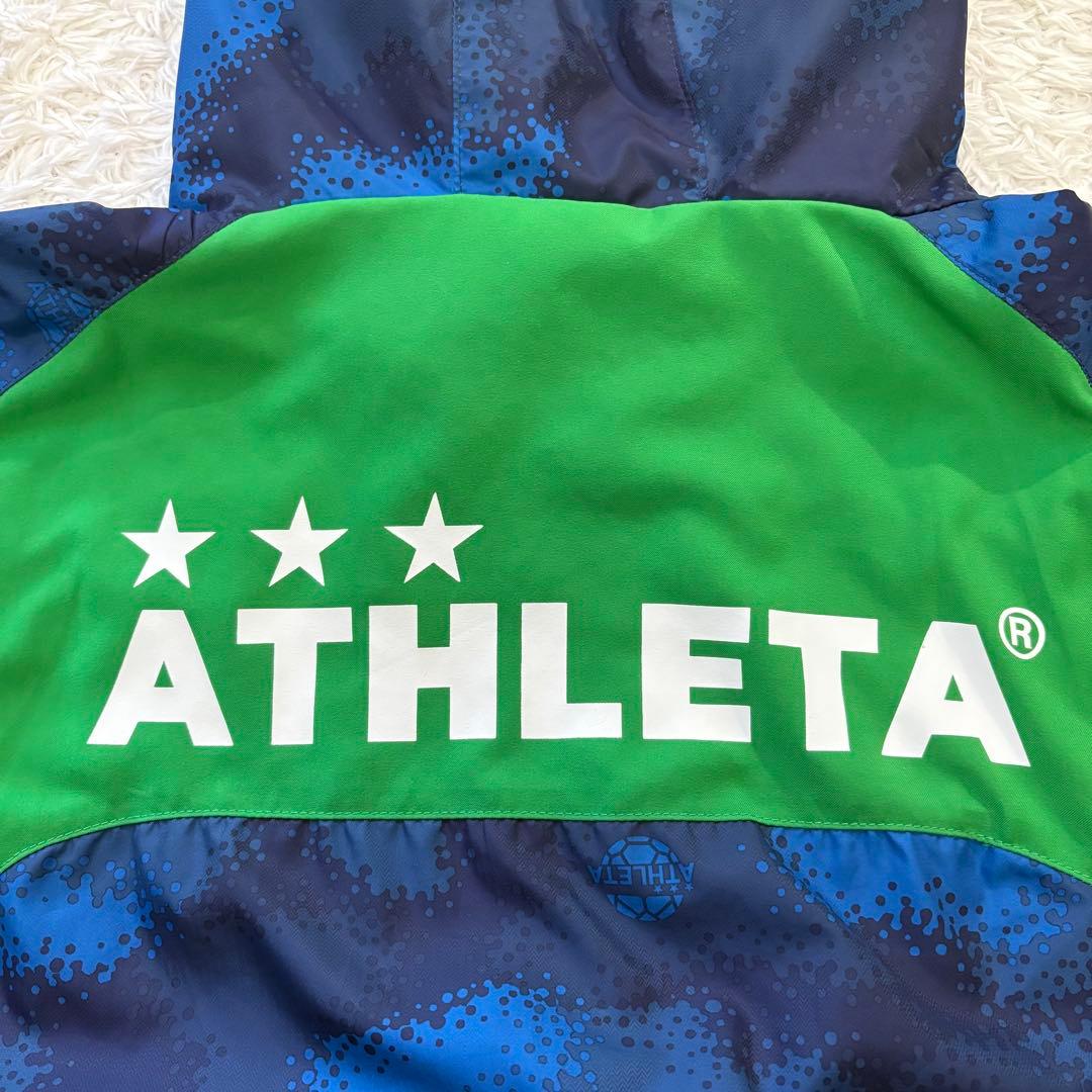 極美品　ATHLETA ピステ・ウィンドブレーカー Sサイズ　上下　フード付き