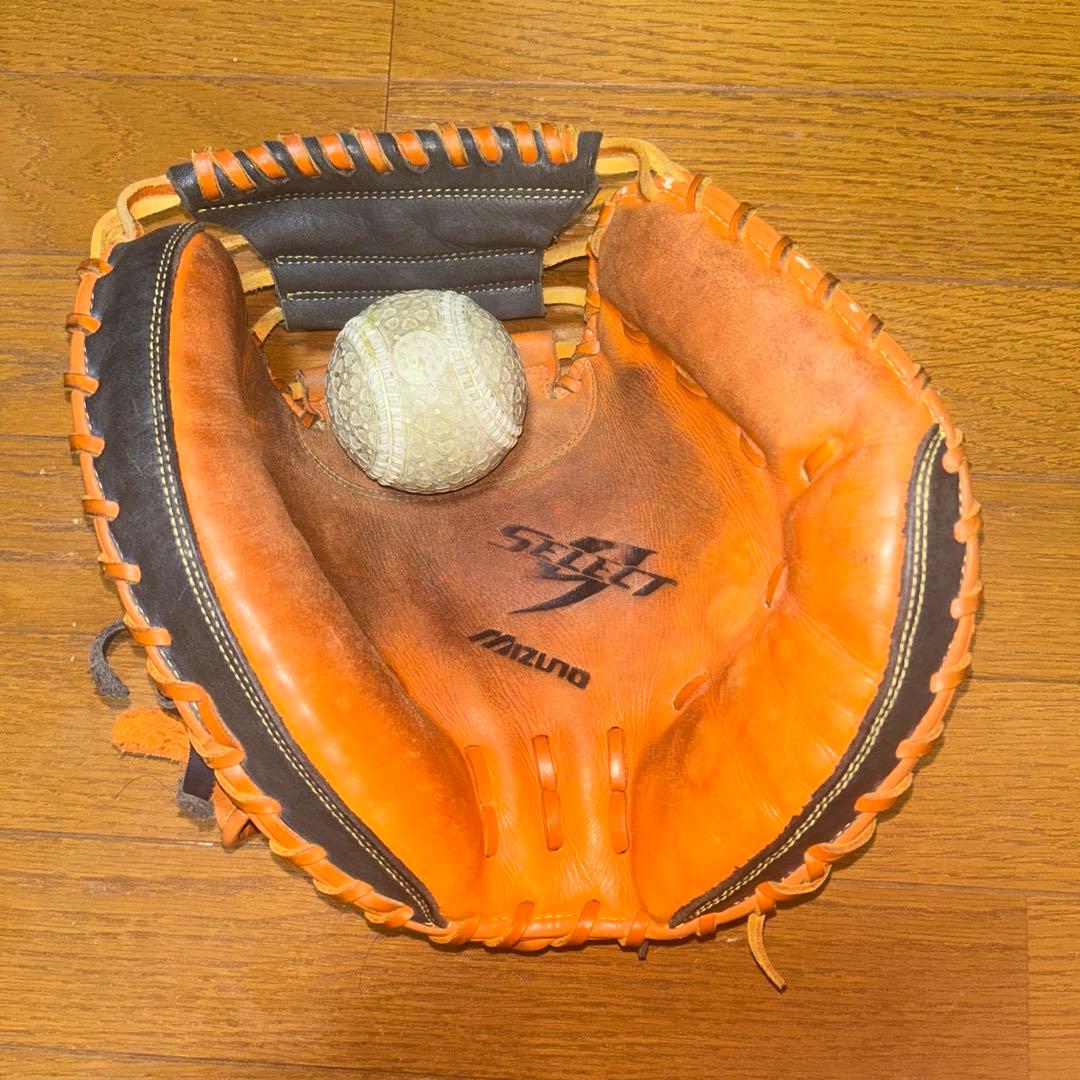 Mizuno SELECT 9 オレンジ 軟式グローブ