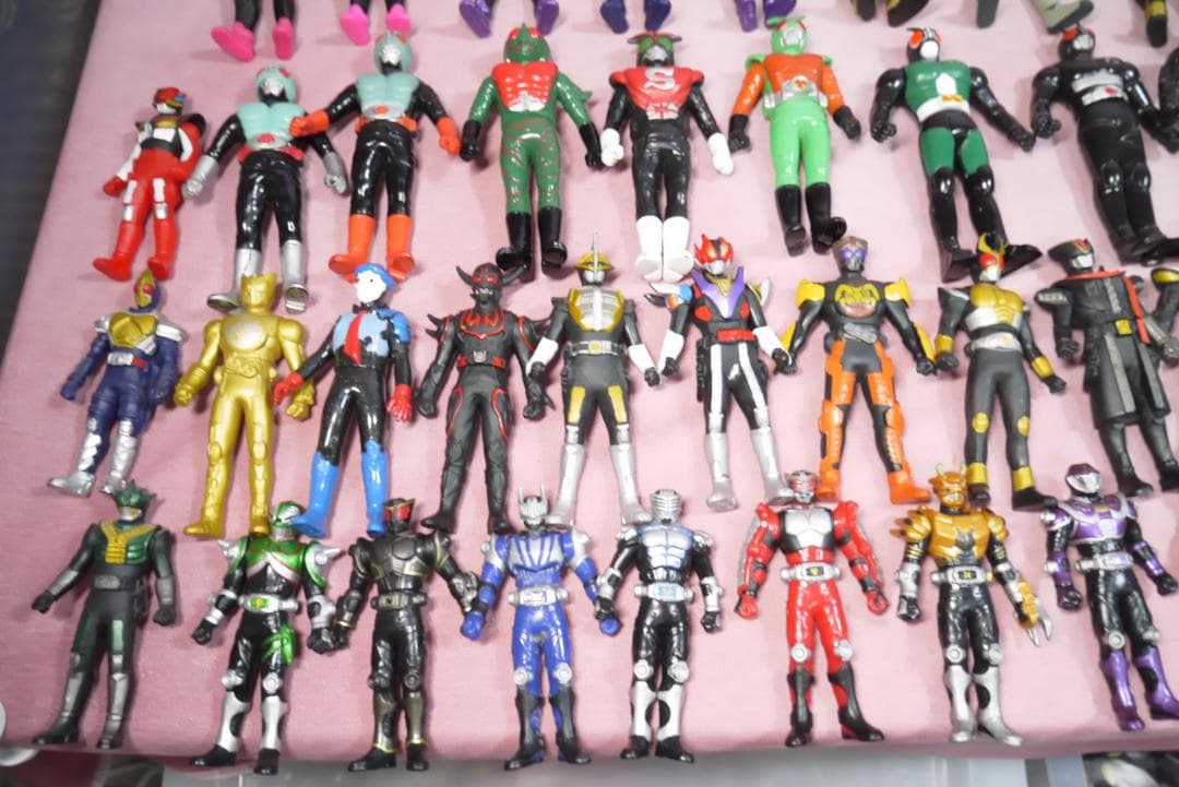 仮面ライダー　ミニソフビ　107体