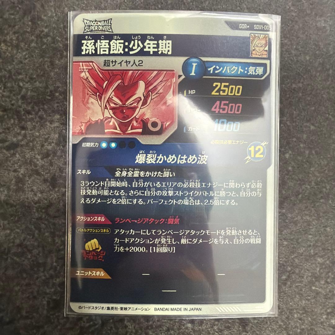 ドラゴンボールバイバース（SDV1）1弾悟飯・少年期 （GDR★/パラレル）5