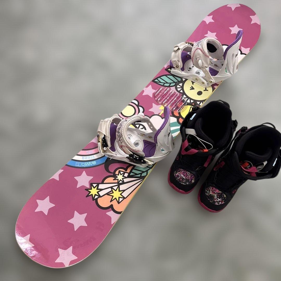 SALOMON TIARA 144cm BURTON MINT ブーツセット