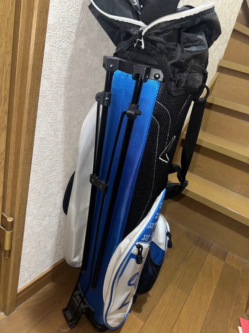 Callaway キャディバッグ 青白 アイアン付き
