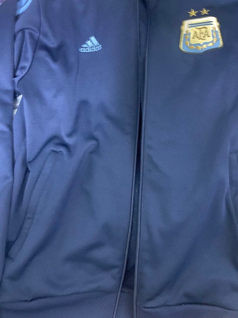 adidas サッカー アルゼンチン代表 トラックジャケット ジャージ Oサイズ