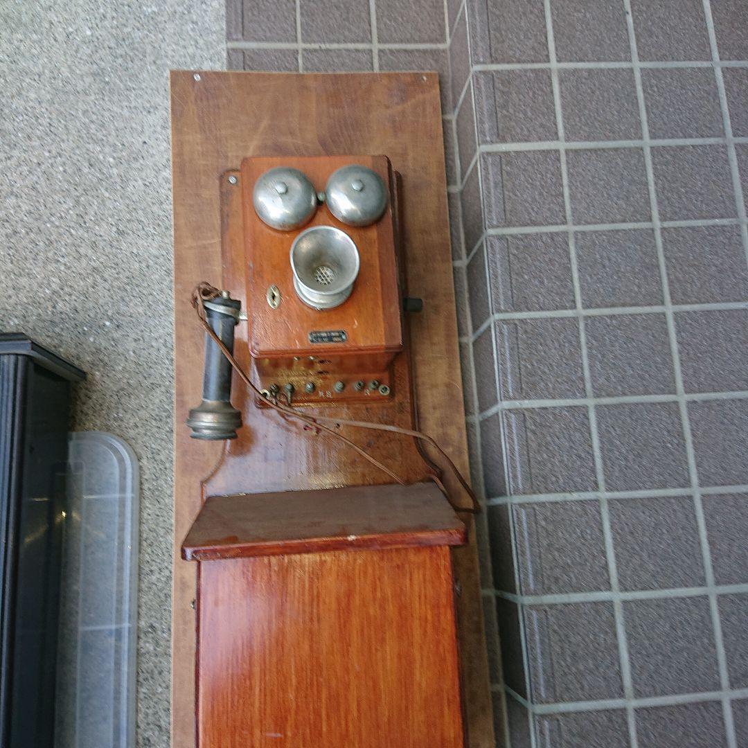 ヴィンテージ電話機、手回しレトロ